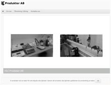 Tablet Screenshot of hlcprodukter.se